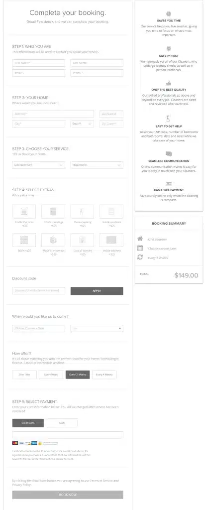 Launch27 Booking Form